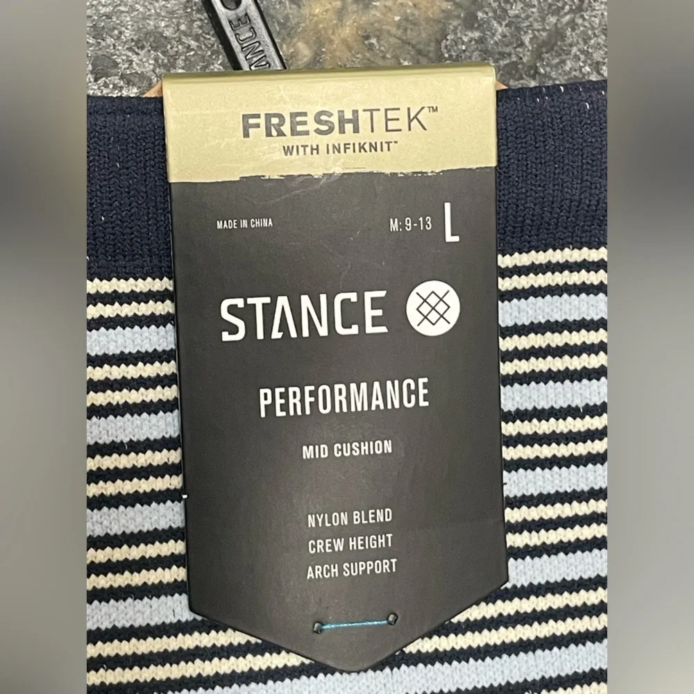 Stance Men's Shimmy Full Length Socks, men’s size 9-13